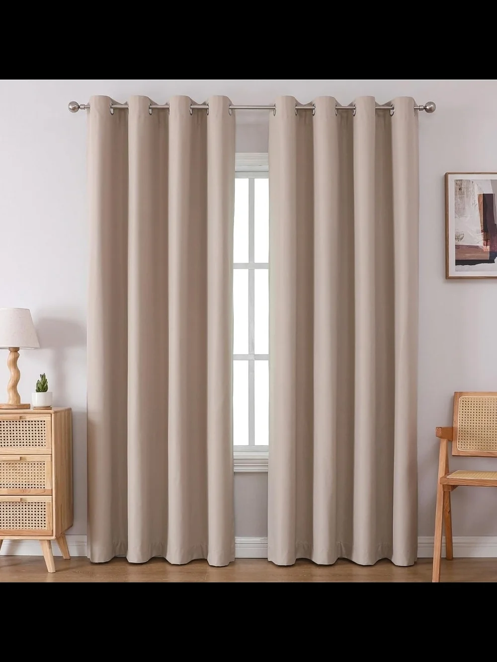 Airwill Grommet Blackout Curtains, Thermal Insulated - 52